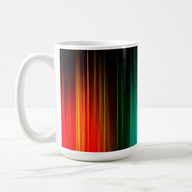 Spectrum Light Show Background  Coffee Mug (Left)