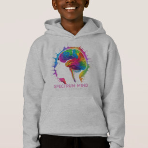Spectrum Mind – Colourful Brain Neurodiversity Art