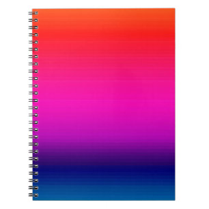 Spectrum of Horizontal Colors - 4 Notebook