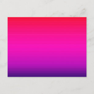 Spectrum of Horizontal Colors - 4 Postcard