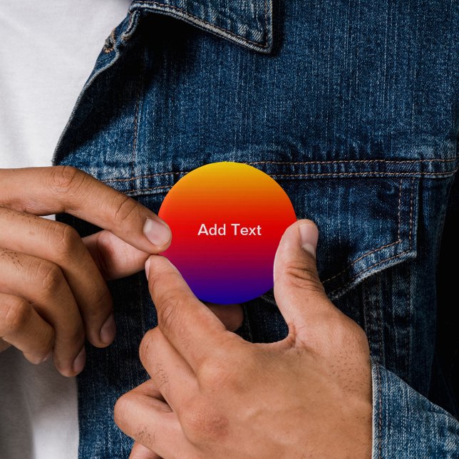 Spectrum of Horizontal Colours -1 6 Cm Round Badge (Spectrum of Horizontal Colors -1 Button badge pinback button sunrise sunshine)