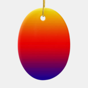 Spectrum of Horizontal Colours -1 Ceramic Tree Decoration