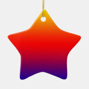 Spectrum of Horizontal Colours -1 Ceramic Tree Decoration