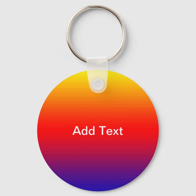 Spectrum of Horizontal Colours -1 Key Ring (Front)