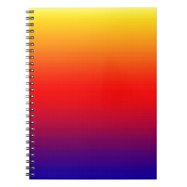 Spectrum of Horizontal Colours -1 Notebook (Front)
