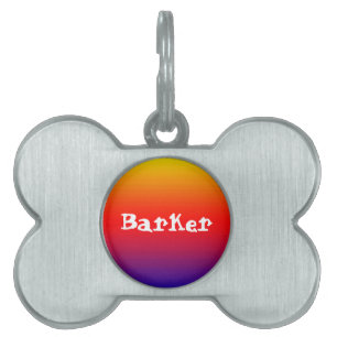 Spectrum of Horizontal Colours -1 Pet ID Tag