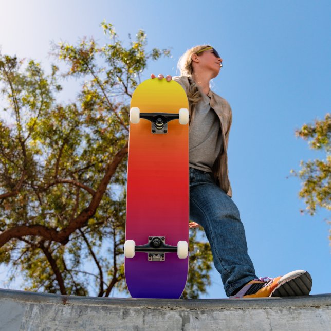 Spectrum of Horizontal Colours -1 Skateboard (Outdoor 1)