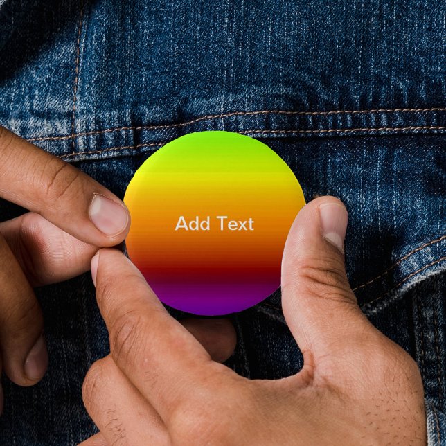 Spectrum of Horizontal Colours -3 6 Cm Round Badge (Spectrum of Horizontal Colors -3 Pinback Button)