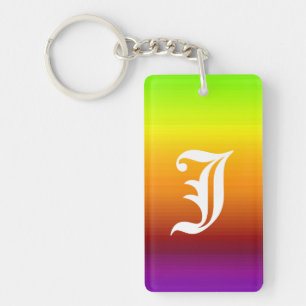 Spectrum of Horizontal Colours -3 Key Ring