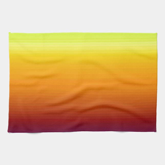 Spectrum of Horizontal Colours -3 Tea Towel (Horizontal)