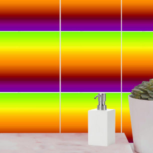 Spectrum of Horizontal Colours -3 Tile