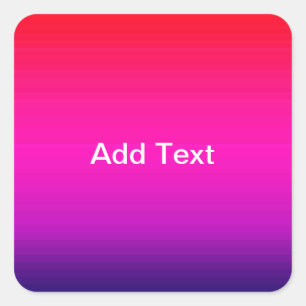 Spectrum of Horizontal Colours - 4 Square Sticker