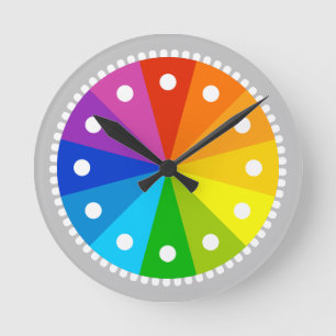 Spectrum Round Clock