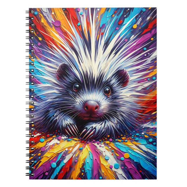 Spectrum Spines Porcupine Notebook (Front)