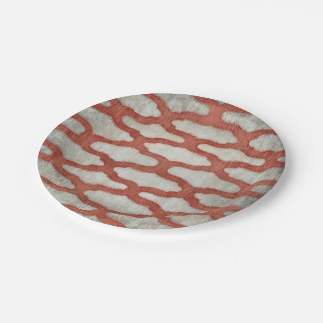 Spectrum Symmetry VI Paper Plate (Angled)