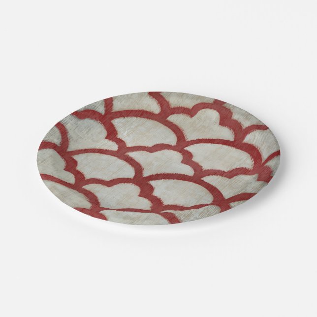 Spectrum Symmetry VII Paper Plate (Angled)