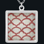 Spectrum Symmetry VII Silver Plated Necklace<br><div class="desc">Patterns</div>