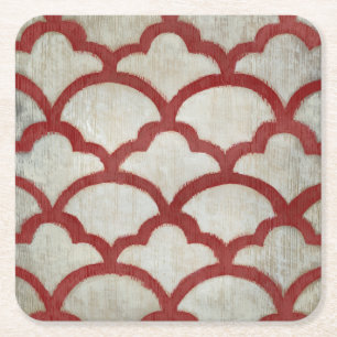 Spectrum Symmetry VII Square Paper Coaster