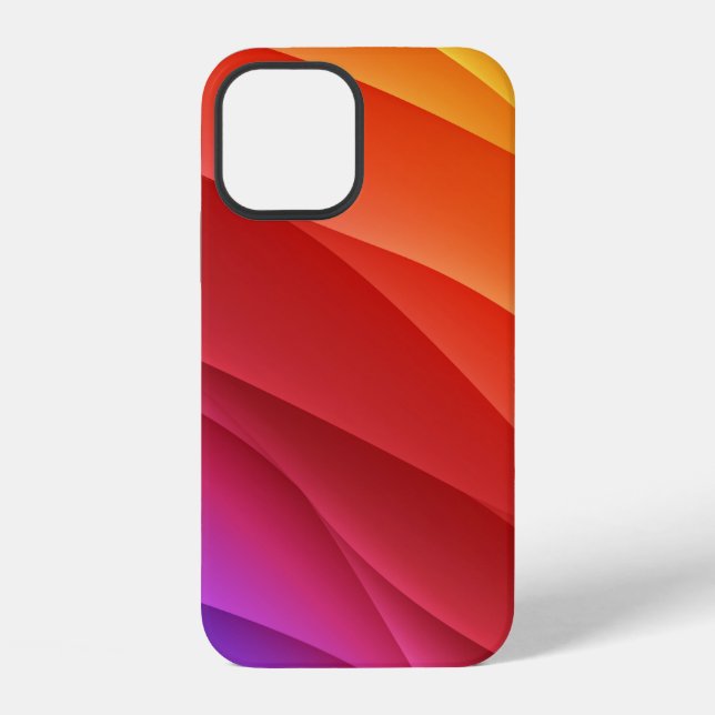 Spectrum waves. Abstract colourful backgroundcolor iPhone Case (Back)