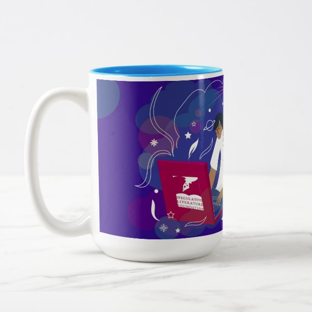 Speculative Literature Foundation 2018 Illo Two-To Two-Tone Coffee Mug (Left)