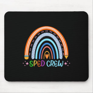 Sped Crew Rainbow Special Education Teacher Byck T Mouse Mat