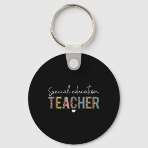 Sped Ed Special Education Teacher Sped Leopard Boh Key Ring