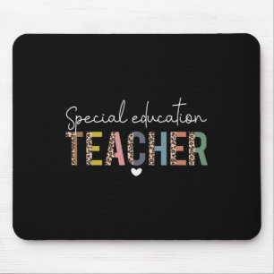 Sped Ed Special Education Teacher Sped Leopard Boh Mouse Mat