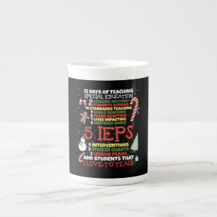 SPED School Tee Funny Special Education Teacher Bone China Mug