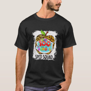Sped Squad Happy 100Th Day Of School Face Mask Spe T-Shirt