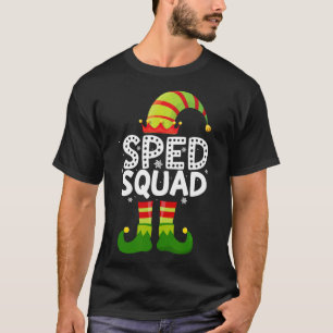 Sped Squad Special Education For Santa Family Chri T-Shirt