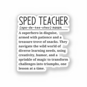 Sped teacher