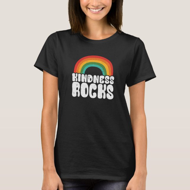 Sped Teacher Anti Bullying Hippie Rainbow Kindness T-Shirt (Front)