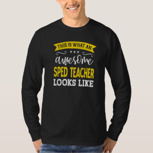 SPED Teacher Job Title Employee Funny Worker SPED T-Shirt