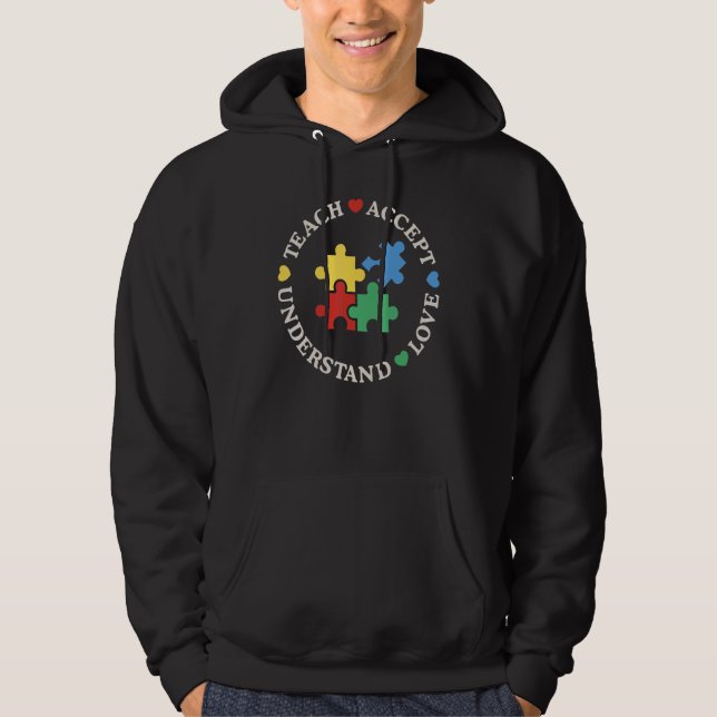 SPED Teacher Teach Accept Love Understand Special  Hoodie (Front)
