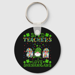 SPED Teachers Love Shenanigans Autism Awareness St Key Ring