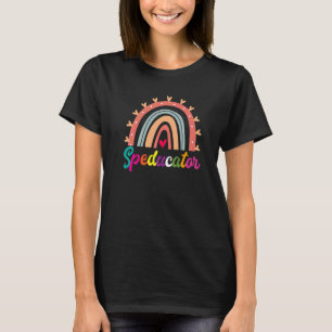 Speducator Boho Rainbow Special Needs Teacher SPED T-Shirt