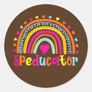 Speducator Special Education Teacher Sped Ed  Classic Round Sticker