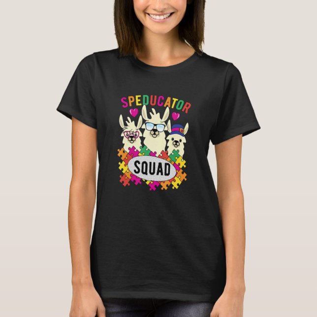 Speducator Squad Autism Apparel T-Shirt (Front)