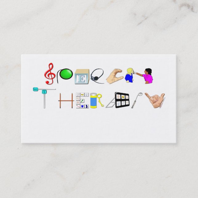 Speech at Work Business Card (Front)