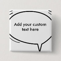 Speech Bubble - add your own text!