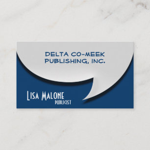 Speech Bubble Card [3d]