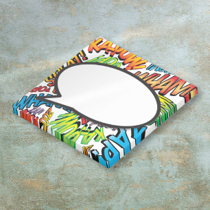 Speech Bubble Colourful Fun Retro Comic Book Post-it Notes