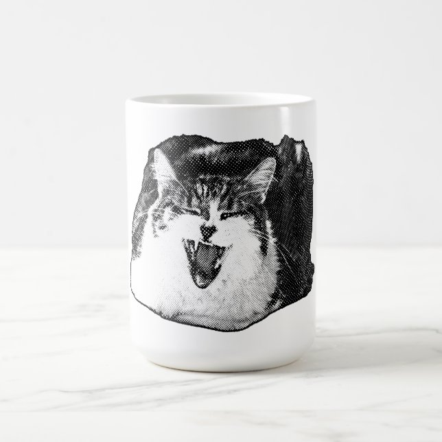 Speech Bubble, Morning Pounce Coffee Mug (Center)