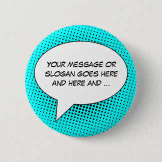 Speech Bubble Your Message Template Button