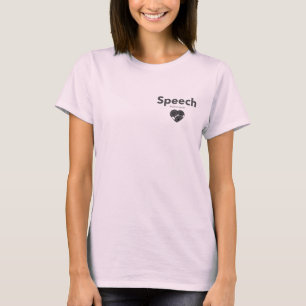 Speech Comversation heart  T-Shirt