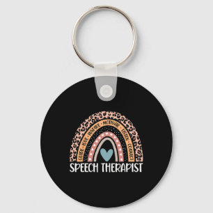 Speech Language Pathologist 100th Day Of School Sl Key Ring