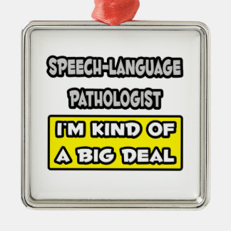 Speech-Language Pathologist .. Big Deal Metal Tree Decoration