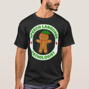 Speech language pathologist Christmas SLP therapy T-Shirt