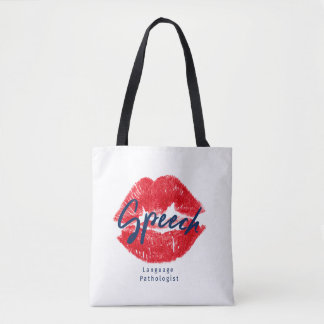 Speech Language Pathologist Kiss Tote Bag