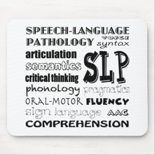 Speech Language Pathologist Mouse Mat